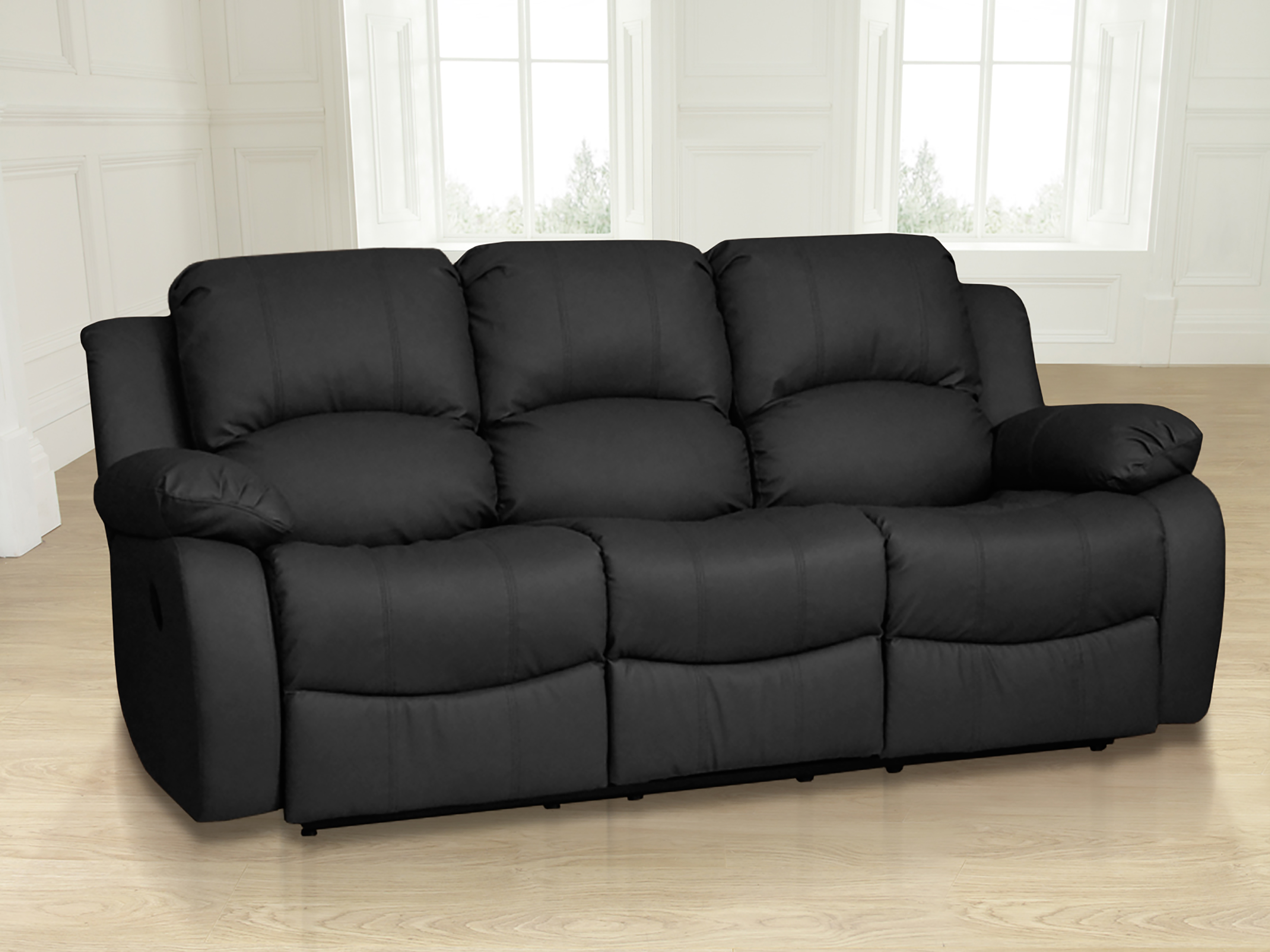 Luxury Electric Valencia 3 Seater Top Grain Leather